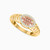 LGR95 - Oval Cubic Zirconia Ring in 21K Gold - 22002020141-2.jpg