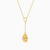 MLN1053 - Pear Colored Stones Necklace in 18K Gold - 21046110979-2.jpg