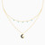 MLN581 - Crescent Colored Stones Layered Necklace in 18K Gold - 21046030251-3.jpg
