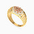 LGR662 - Beaded Cubic Zirconia Ring in 21K Gold - 22002111726-2.jpg
