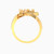 LGR514 - Oval Orange Stone Two headed Ring in 18K Gold - 61002180123-3.jpg