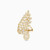 LGR151 - Leaf Cubic Zirconia Ring in 18K Gold - 21002790106-1.jpg