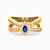 LGR495 - Pear Blue Stone Ring in 18K Gold - 61002180071-1.jpg