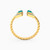 LGR681 - Baguette Colored Stones Two headed Ring in 18K Gold - 21002111354-3.jpg