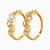 LGR415 - Circle Cubic Zirconia Twin Rings in 18K Gold - 21039790043-1.jpg