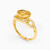 LGR128 - Textured Cubic Zirconia Ring in 21K Gold - 22002111430-2.jpg