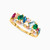 LGR90 - 18K Gold Colored Stones Statement Ring - 21002020022-2.jpg