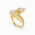 LGR137 - Rectangle Cubic Zirconia Two headed Ring in 21K Gold - 22002111417-2.jpg