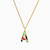 MLN1166 - Letter A Enamel Coated Necklace in 18K Gold - 21046111059-2.jpg