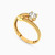LGR395 - Circle Cubic Zirconia Two headed Ring in 21K Gold - 72002110033-2.jpg
