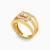 LGR525 - Square Clear Stone Ring in 18K Gold - 61002180140-2.jpg