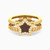 LGR503 - Star Brown Stone Ring in 18K Gold - 61002180084-1.jpg
