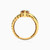 LGR333 - 18K Gold Colored Stones Two-headed Ring - 21002111347-3.jpg