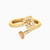 LGR518 - 18K Gold Colored Stones Two-headed Ring - 61002180127-1.jpg