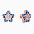 LDE154 - Flower Diamond Stud Earrings in 18K Gold - KE603666-SI3-1.webp