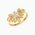 LGS168 - Flower Cubic Zirconia Full Set in 21K Gold (4 Pieces) - 22001112085-4.jpg