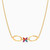 LIN1114 - Oval Colored Stones Necklace in 18K Gold - 111404180444-1.jpg