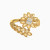 LGS54 - Flower Cubic Zirconia Half Set in 21K Gold (2 Pieces) - 22011110810-3.jpg