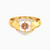LGS179 - Hexagonal Cubic Zirconia Half Set in 21K Gold (2 Pieces) - 22011110945-3.jpg