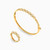 LGS158 - Circle Cubic Zirconia Half Set in 18K Gold (2 Pieces) - 61011180027-1.jpg