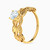 LGR188 - Leaf Cubic Zirconia Twin Rings in 21K Gold - 22039110050-2.jpg