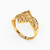 LGS61 - Abstract Cubic Zirconia Half Set in 21K Gold (2 Pieces) - 22011110813-5.jpg