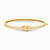 LGS156 - Buckle Cubic Zirconia Half Set in 18K Gold (2 Pieces) - 61011180018-2.jpg