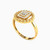 LGR620 - Circle Cubic Zirconia Ring in 21K Gold - 72002110030-2.jpg