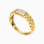 LGS119 - Beaded Cubic Zirconia Half Set in 21K Gold (2 Pieces) - 22011110857-5.jpg