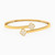 LGS107 - Flower Cubic Zirconia Half Set in 21K Gold (2 Pieces) - 22011110838-2.jpg