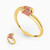 LGS31 - Beaded Cubic Zirconia Half Set in 21K Gold (2 Pieces) - 22011110768-1.jpg