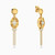 LGS47 - Oval Cubic Zirconia Full Set in 21K Gold (4 Pieces) - 22001020276-5.jpg