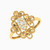 LGS134 - Flower Cubic Zirconia Half Set in 21K Gold (3 Pieces) - 22006110396-3.jpg