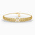 LGB107 - Leaf Cubic Zirconia Chain Bracelet in 21K Gold - 22010110419-1.jpg