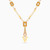 LGN144 - Tassel Cubic Zirconia Necklace in 21K Gold - 22005110536-1.jpg