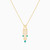 MLN803 - Tassels Colored Stones Necklace in 18K Gold - 21046110842-3.jpg