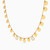 LGN143 - Circle Cubic Zirconia Chain Necklace in 21K Gold - 22005110524-2.jpg