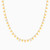 LGN143 - Circle Cubic Zirconia Chain Necklace in 21K Gold - 22005110524-3.jpg
