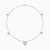 WB222 - Heart Lab Grown Diamonds Sterling Silver Chain Anklet - AMK00007-1.jpg