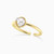 WR201 - Circle Lab Grown Diamonds & Pearl Gold Plated Ring - MSR00895-3.jpg
