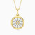 WN256 - Circle Lab Grown Diamonds Gold Plated Necklace - MSP00903-1.jpg