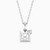 WN268 - Square Lab Grown Diamonds & Pearl Sterling Silver Necklace - MSP00848-1.jpg