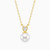 WN282 - Round Lab Grown Diamonds & Pearl Gold Plated Necklace - MSP00845-1.jpg