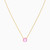 MLN55 - Circle Rose Stone Necklace in 18K Gold - 21046030295-3.jpg