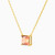 MLN70 - Square Colored Stones Necklace in 18K Gold - 21046110732-2.jpg