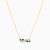 MLN308 - Baguette Green Stones Necklace in 18K Gold - 21046030063-3.jpg
