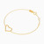 MLB23 - Heart Chain Bracelet in 18K Gold - 21047030009-2.jpg