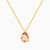 MLN60 - Pear Colored Stones Necklace In 18K Gold - 21046030292-1.jpg
