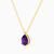 MLN50 - Pear Colored Stones Necklace in 18K Gold - 21046030293-2.jpg
