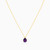 MLN50 - Pear Colored Stones Necklace in 18K Gold - 21046030293-3.jpg
